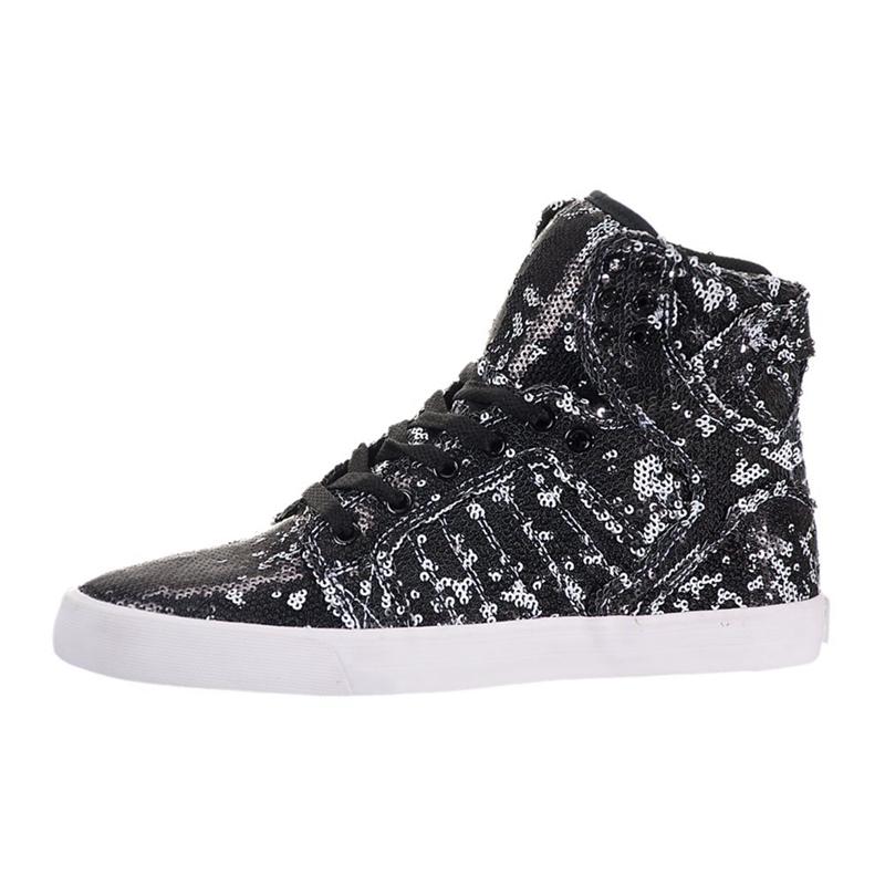 Supra SKYTOP Sneaker High Damen Schwarz Weiß Deutschland IWJVZ5873